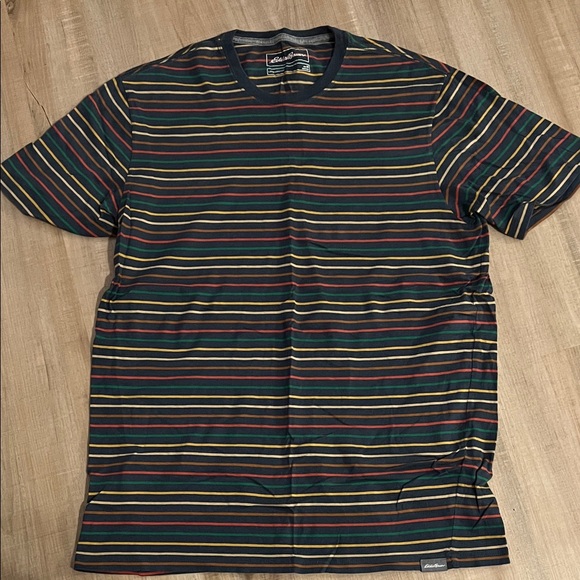 Eddie Bauer Other - Eddie Bauer Multicolor Striped Short Sleeve Tee